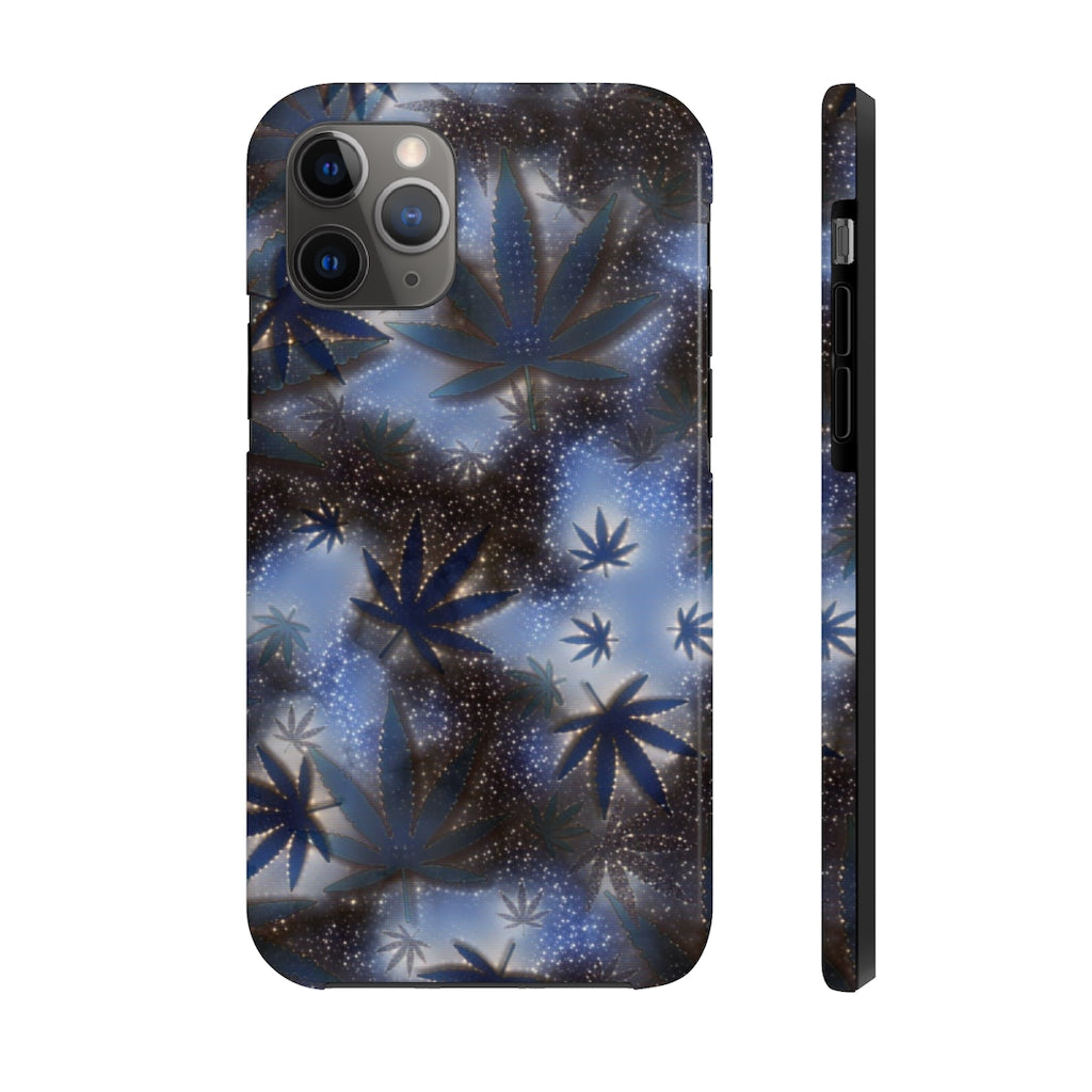 Cannabis Leaf Galaxy Case Mate Tough Phone Case