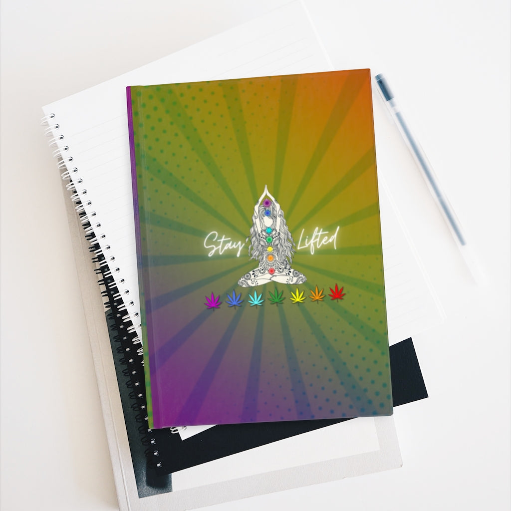 Stay Lifted Cannabis Themed Journal - Ruled Line