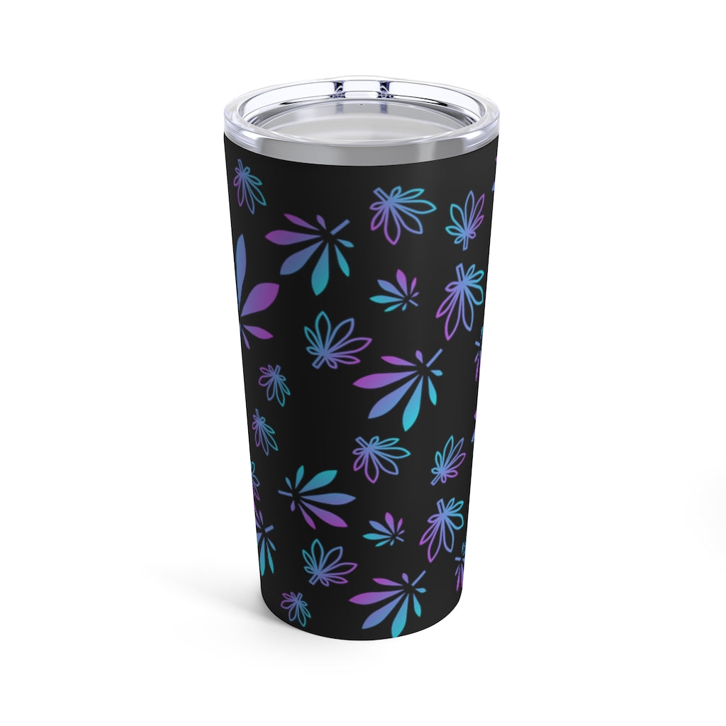 Pastel Cannabis Leaf Stainless Steel Tumbler 20oz