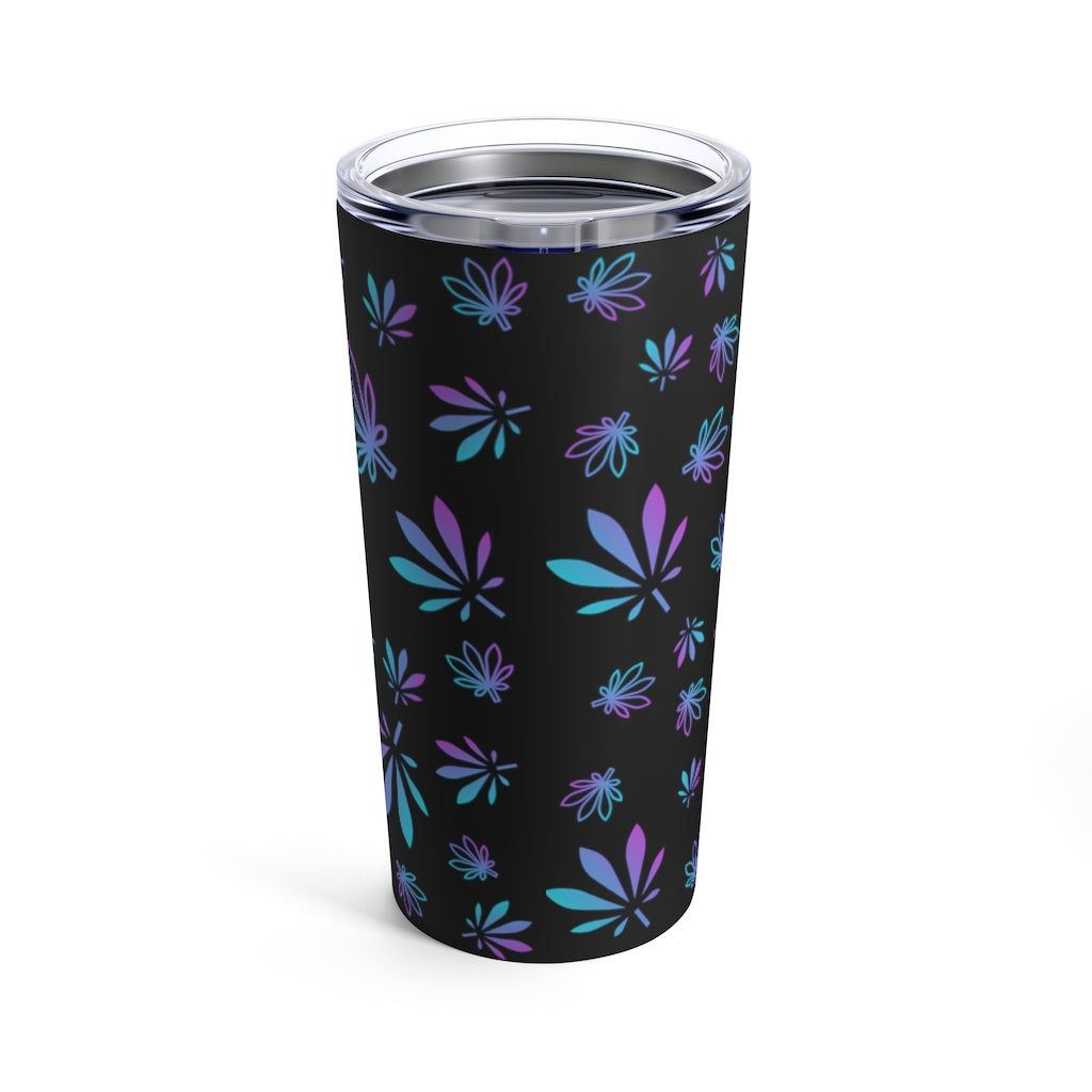 Pastel Cannabis Leaf Stainless Steel Tumbler 20oz