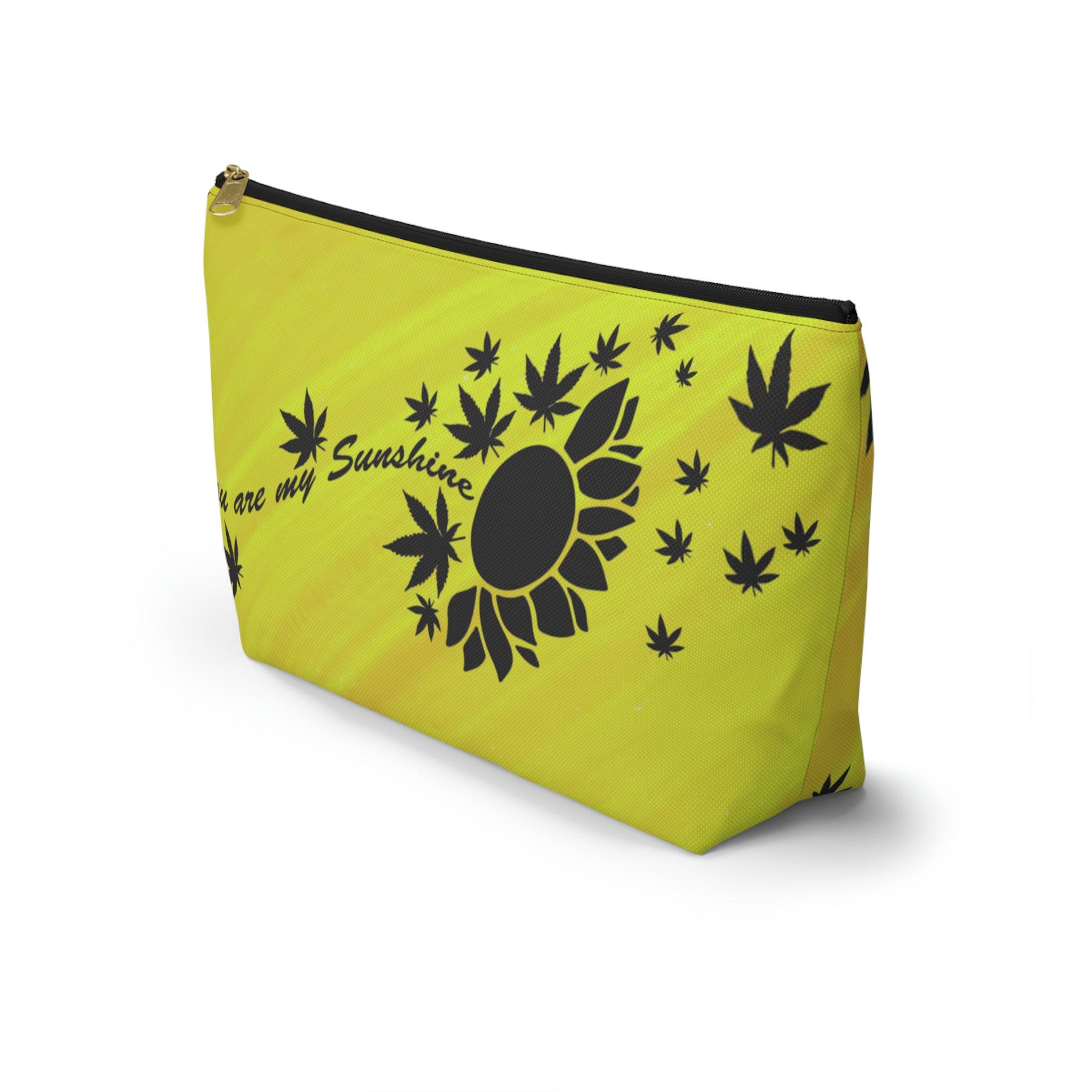 You Are My Sunshine Cannabis Themed Stash Bag Accessory Pouch Makeup Bag