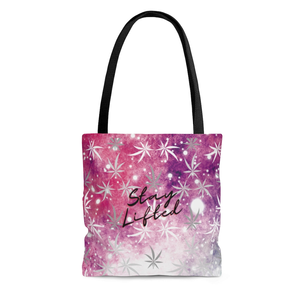 Stay Lifted Fairy Friends Cannabis Themed Tote Bag Stoner Gift